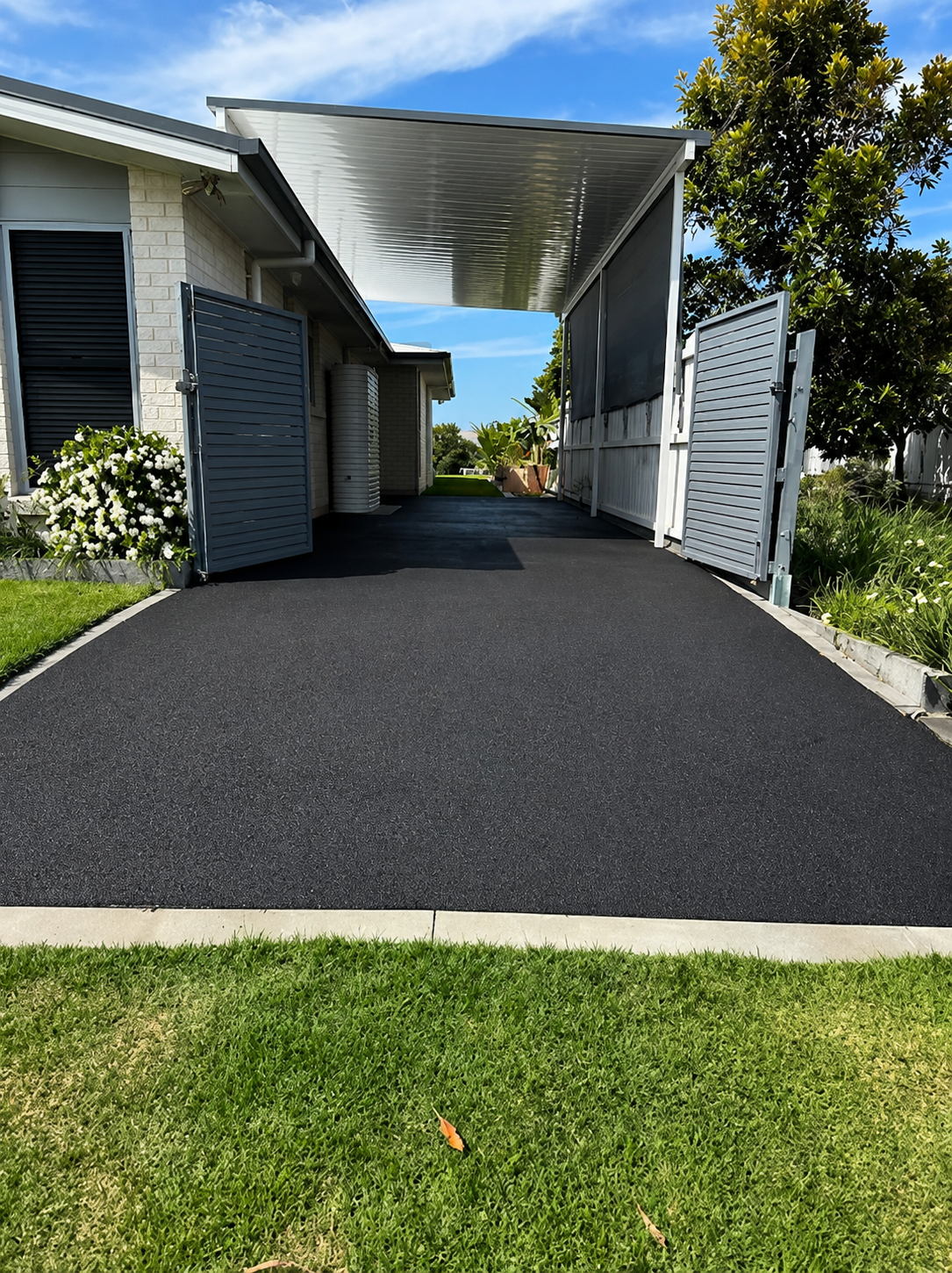 Completed asphalt project by Asphalt Maintenance Australia