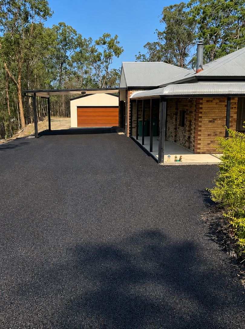 Completed asphalt project by Asphalt Maintenance Australia
